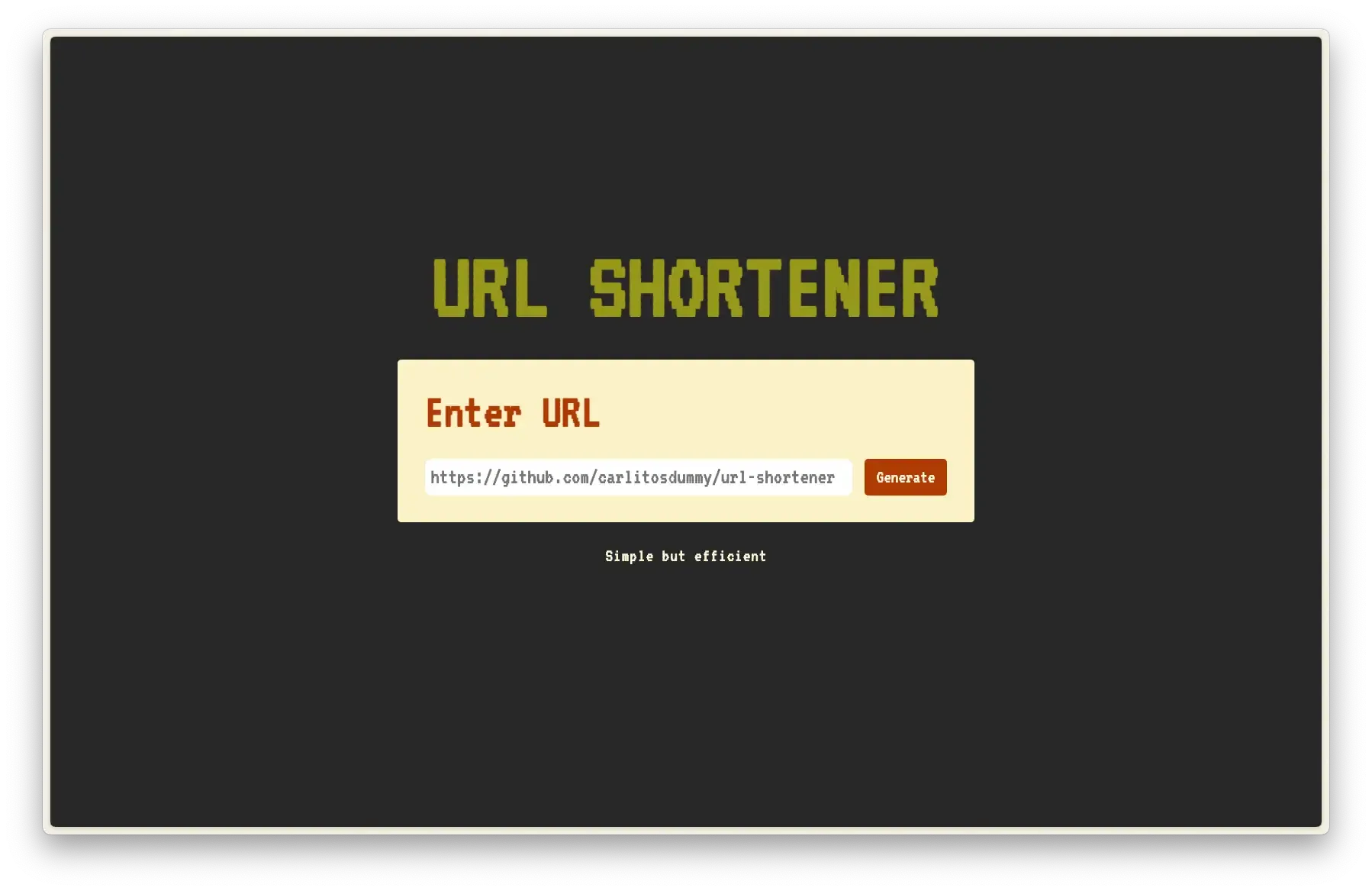 URL Shortener